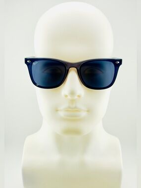 Ray-Ban Wayfarer Sunglasses RB4420 Transparent Navy Blue Frame dark blue lenses